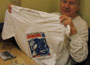Graham Gill met Swinging Radio England t-shirt