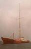 Deze foto is eind oktober 1987 genomen en is daarmee wellicht de laatste waarop de mast het schip nog siert.