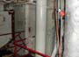 Asbest waarschuwingslabel in machinekamer Communicator