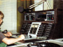 Opname studio van Radio Paradijs in Den Haag
