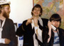 Hugo de Groot, Jelle Boonstra en Keith York in 1981 bij Radio Capitale